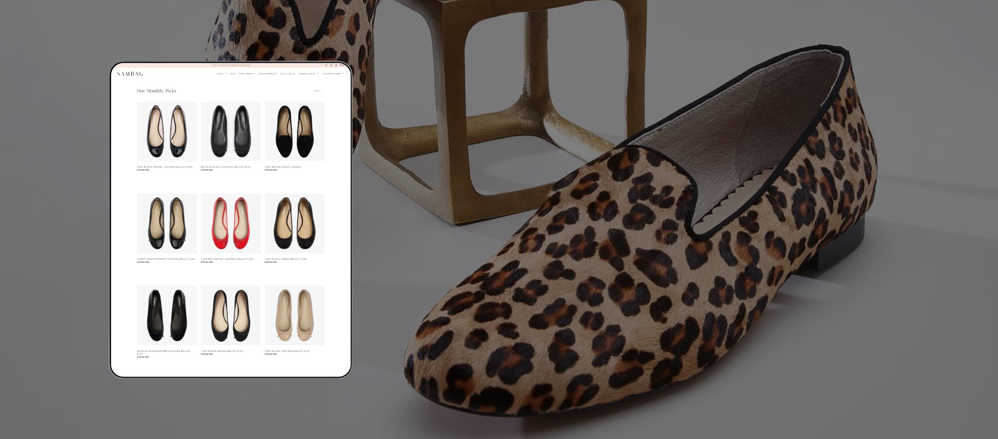 shoe collection in sambag store