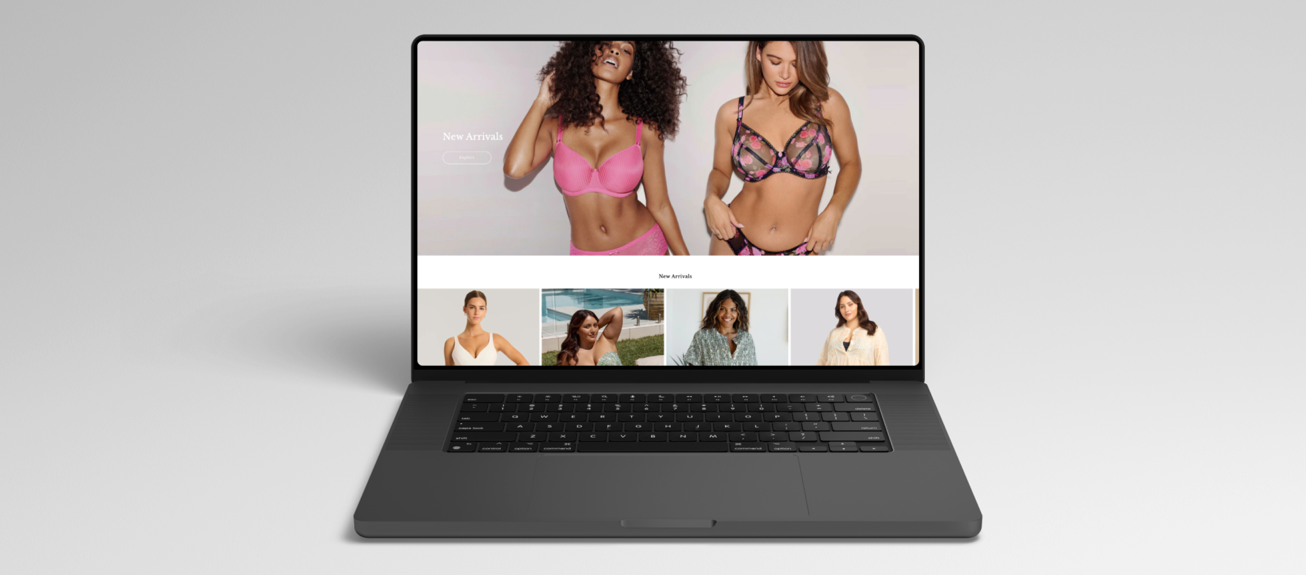 DeBra's Shopify home page desktop view